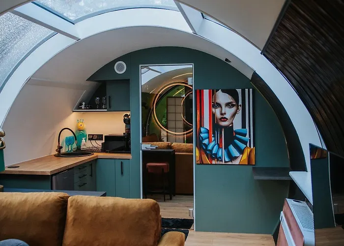 Holiday home Panoramic Tube With Sauna & Hot Tub