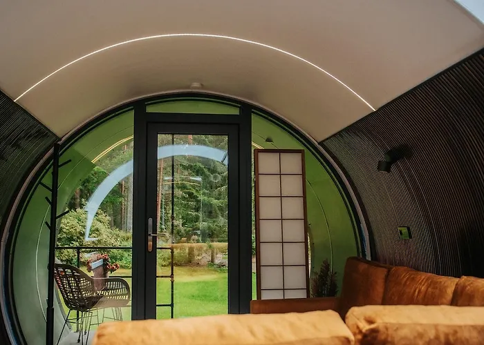 度假居 Panoramic Tube With Sauna & Hot Tub